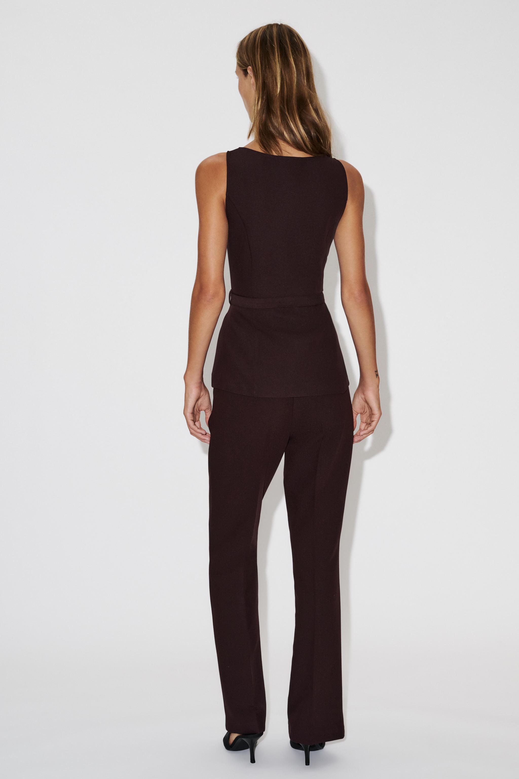 GILET PÉPLUM AVEC CEINTURE